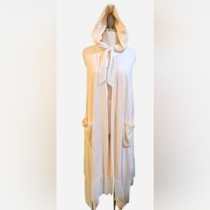 Rare Ice Pink Cloak with Sequin Hoodie